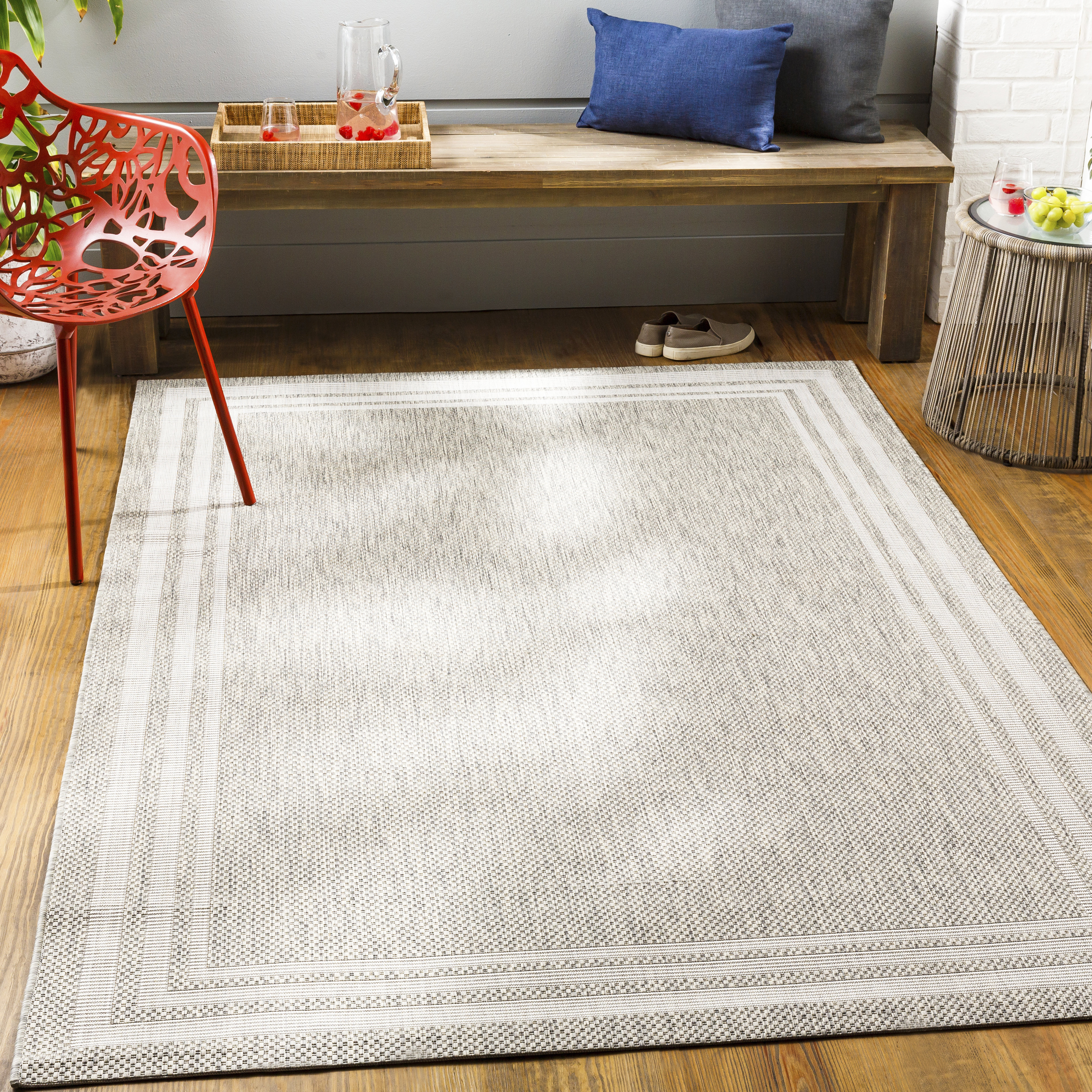 Sand & Stable™ Nola Geometric Rectangle Outdoor Area Rug & Reviews